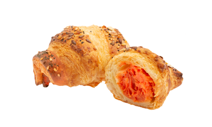 Tomato and mozzarella mini croissant
